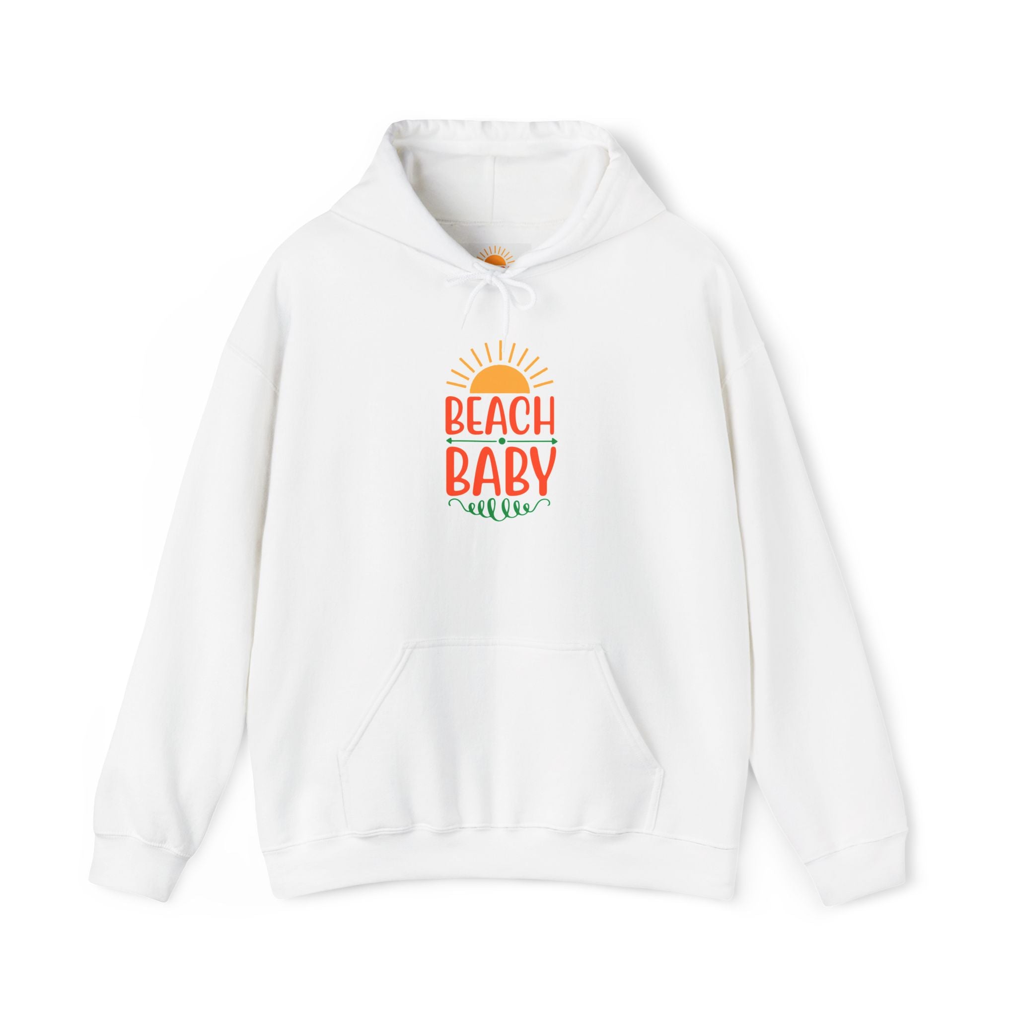 Beach Baby Hooded Sweatshirt | Summer Vibes, Beach Lover Gift, Unisex Casual Wear, Cozy Hoodie, Fun Beachwear